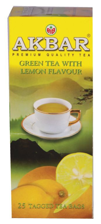چای سبز لیمویی اکبر