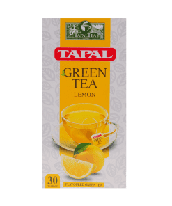 چای سبز با طعم لیمو ۳۰ عددی تاپال tapal